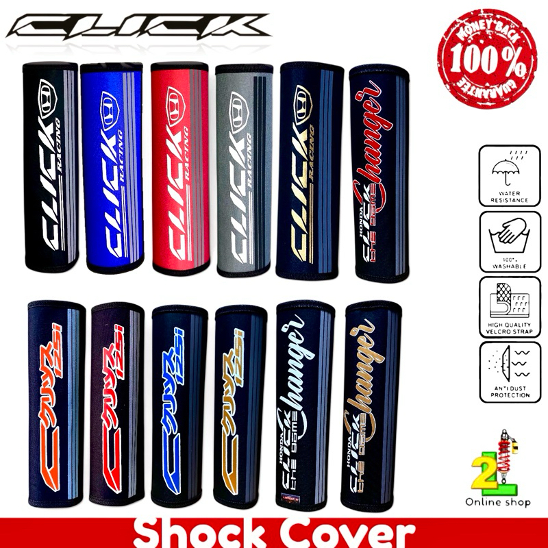 MOTORCYCLE SHOCK COVER FOR CLICK V1 to 3+ for stock shock only | Shopee ...