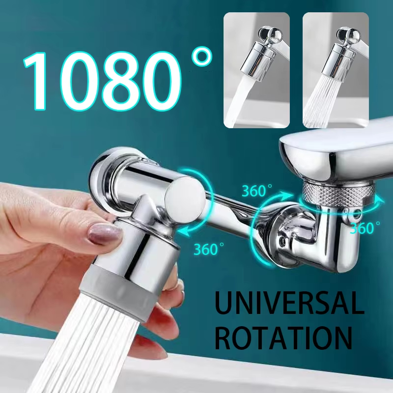HW058-1080 Universal Rotation Faucet Extender Sprayer Head Kitchen ...