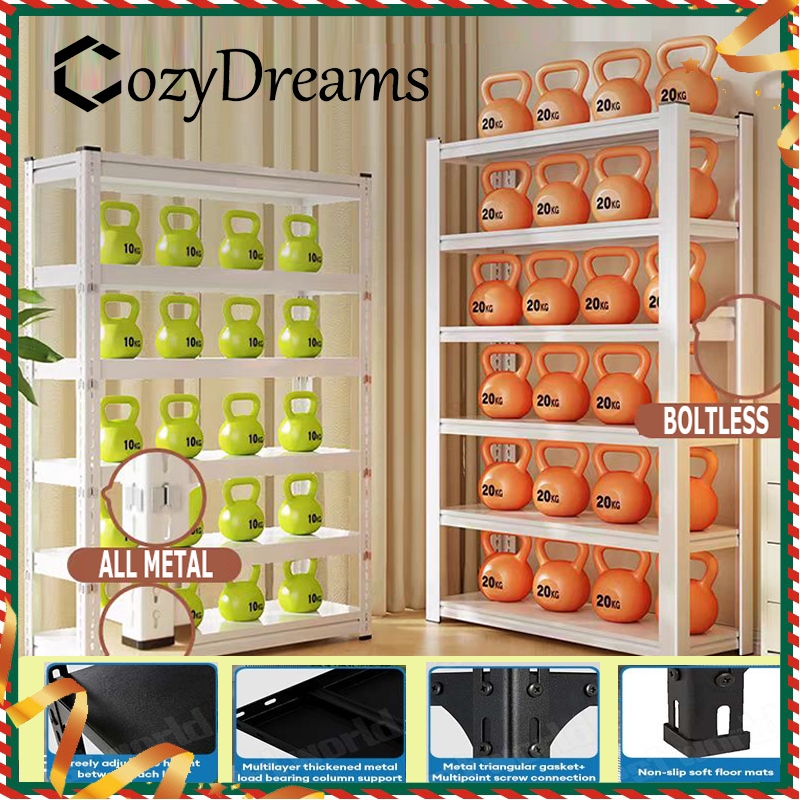 Metal Rack 6 Layer Steel Self Heavy Duty organizer Shelves Boltless ...