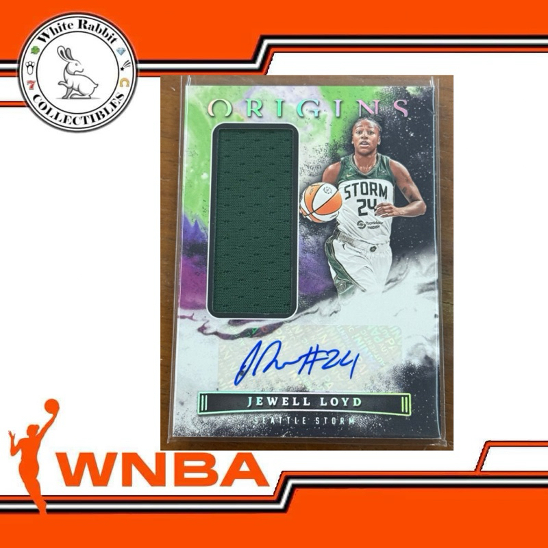 WNBA PANINI ORIGINS 2023 - Jewell Loyd Patch Autograph Signature Card ...