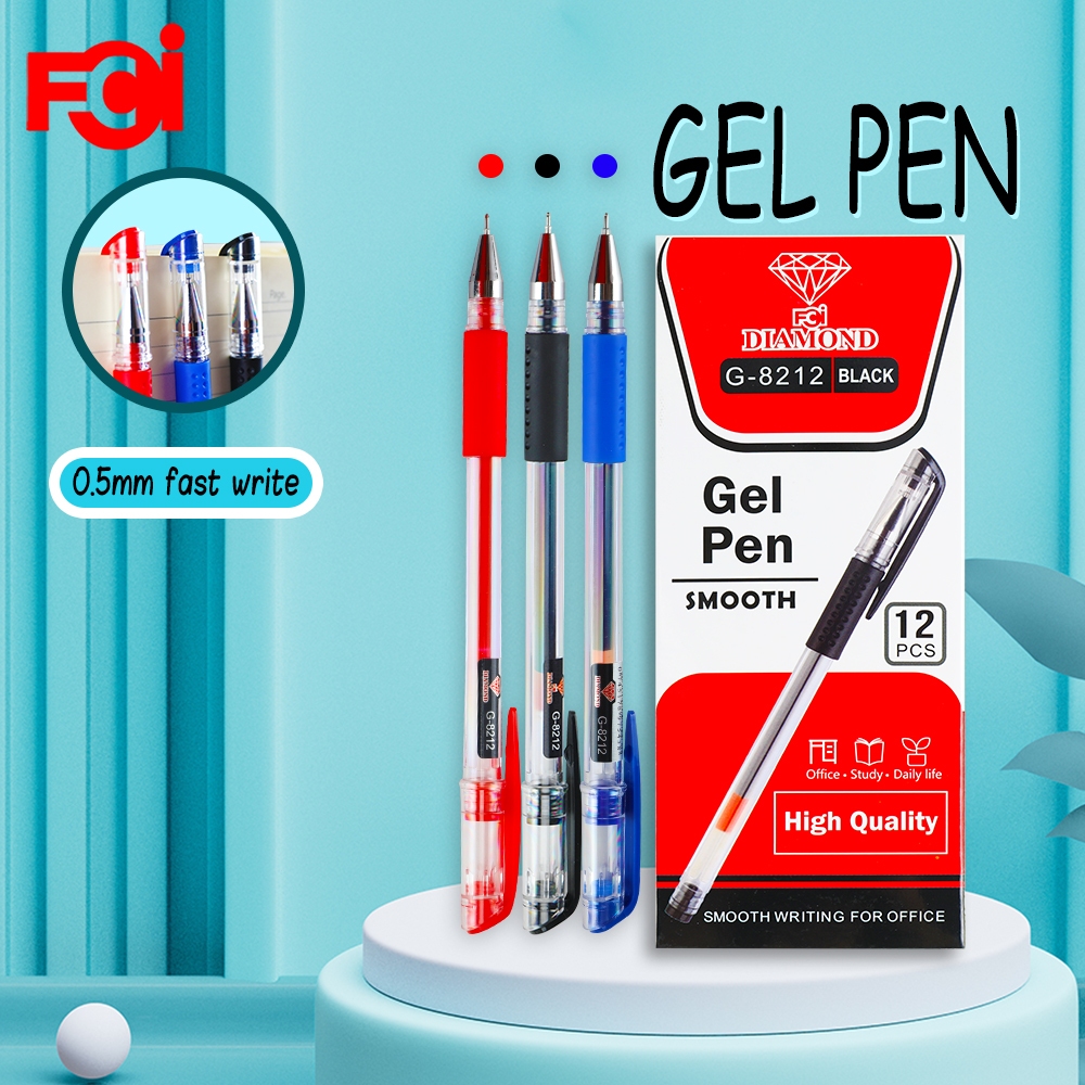 VEGCOO 18 Pack Rollerball Pens, Black/Blue/Red Gel Pen 0.5mm Quick-Drying Ink Pens, Handwriting Pens For Drawing Writing, Ballpoint Gel Pen School & Office Supplies For Students Adults - View #4