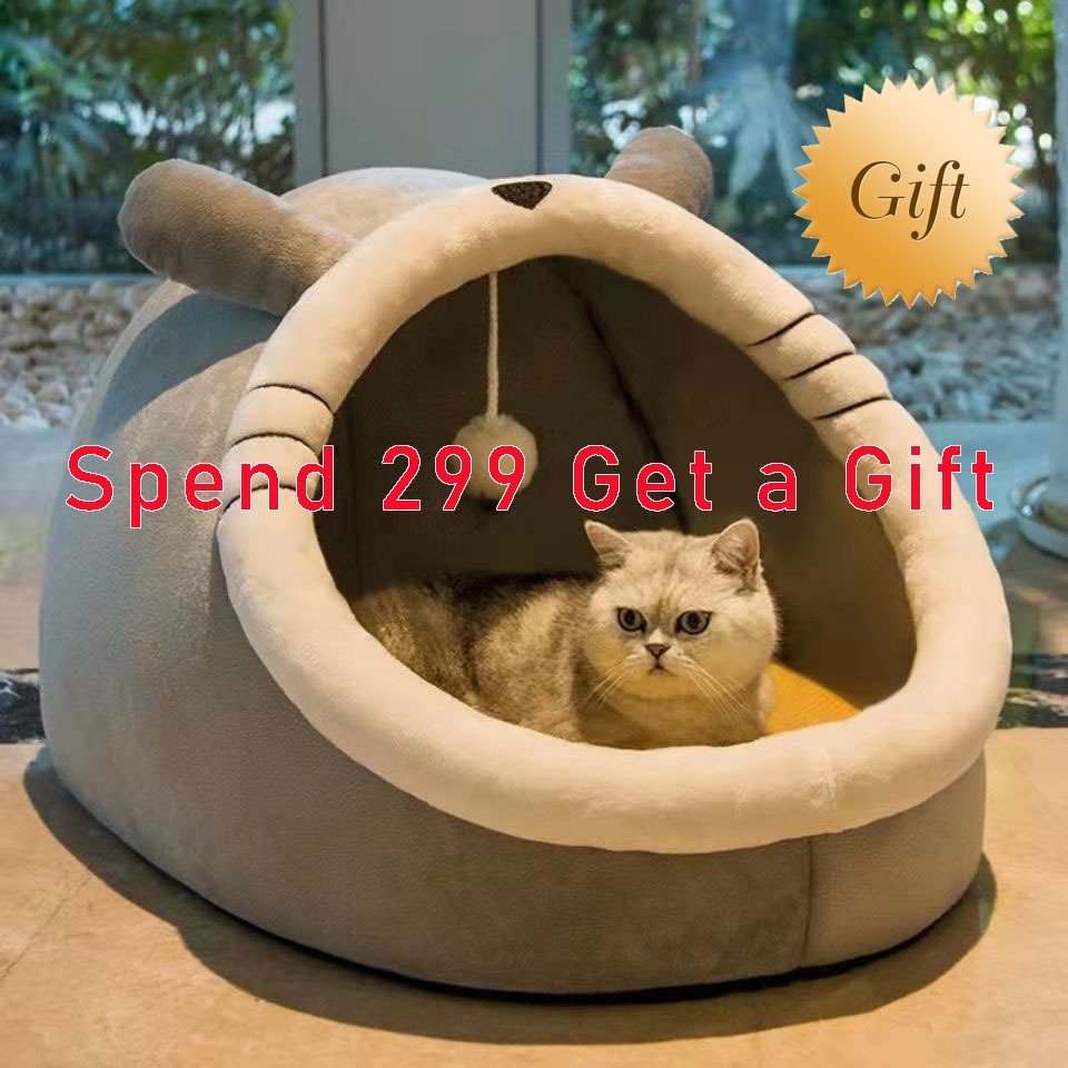 Cat Bed Washable Large Cat House Removable Warm Comfortable Pet Dog Bed Pet  Sleeping Nest Kennel