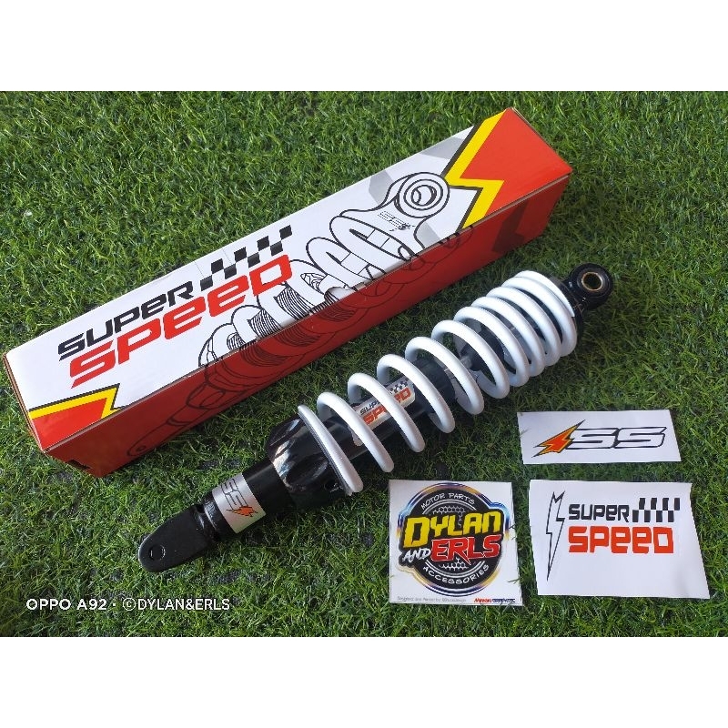 SUPER SPEED REAR SHOCK 330MM FOR HONDA CLICK 125 / CLICK 150 V1/V2 ...
