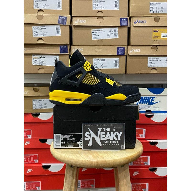 SNEAKY UA SHOE [ DG BATCH ] J4 YELLOW THUNDER | Shopee Philippines