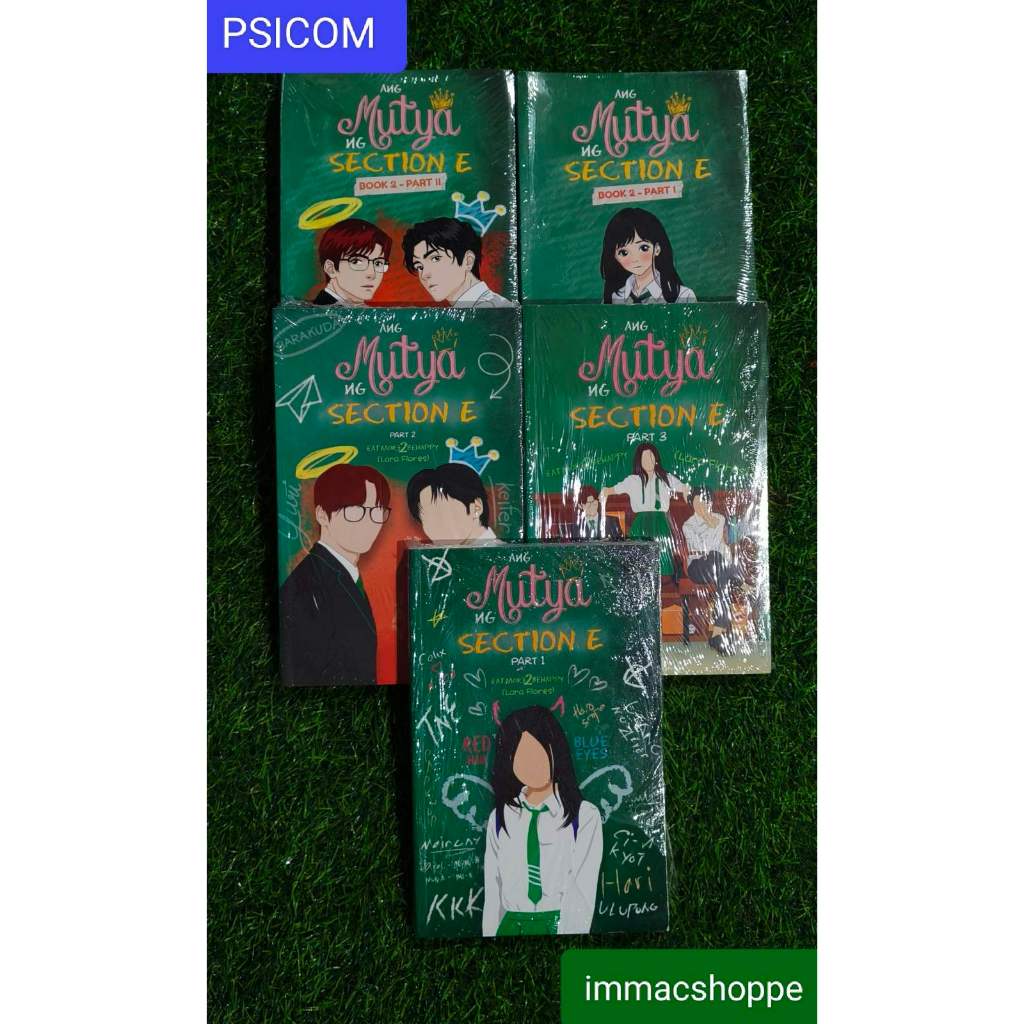 Ang Mutya Ng Section E (Set, 5 books) (PSICOM) - Lara Flores | Shopee ...