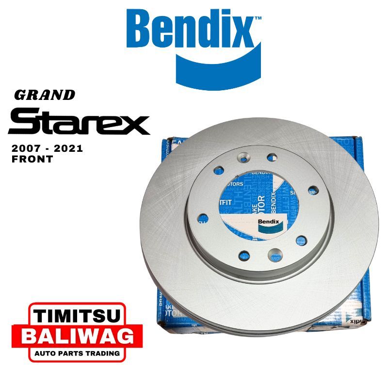 Bendix FRONT Rotor Disc Hyundai Grand Starex 2007-2021 BR2460 | Shopee ...