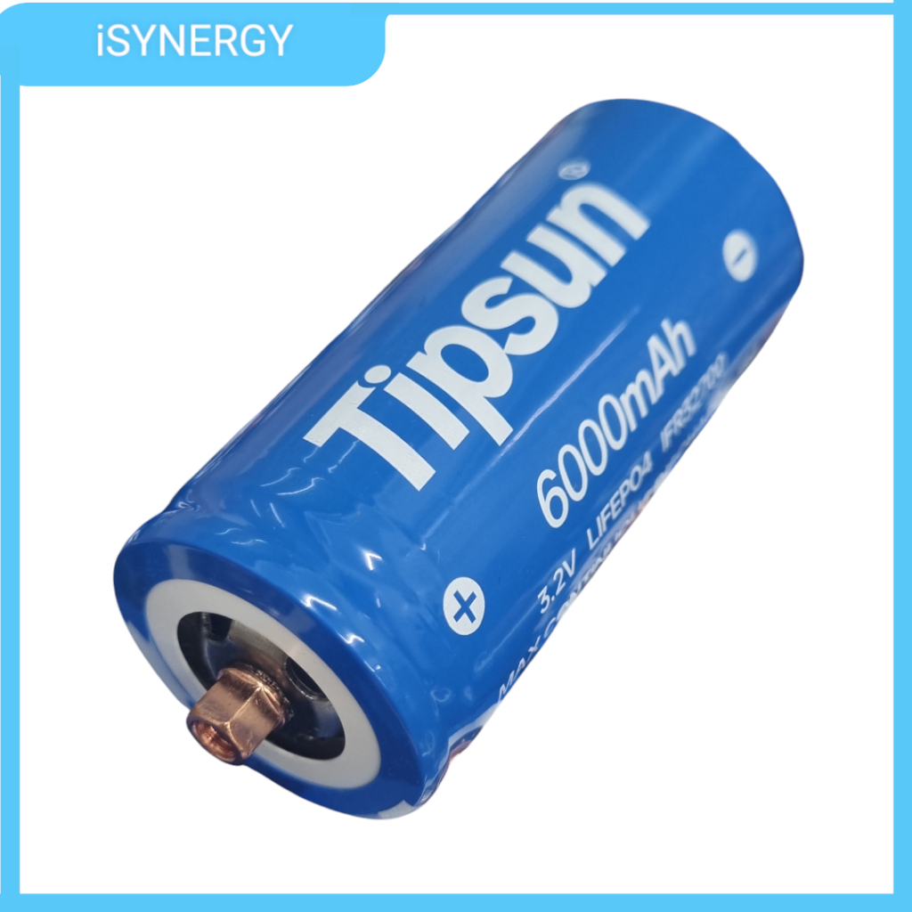 Tipsun 32700/32650 18650 LiFeP04 Li-ion Battery 6000mAh 6500mAh 3.7 3 ...