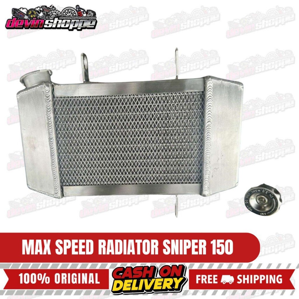 MAX SPEED RADIATOR FOR SNIPER 150 | Shopee Philippines