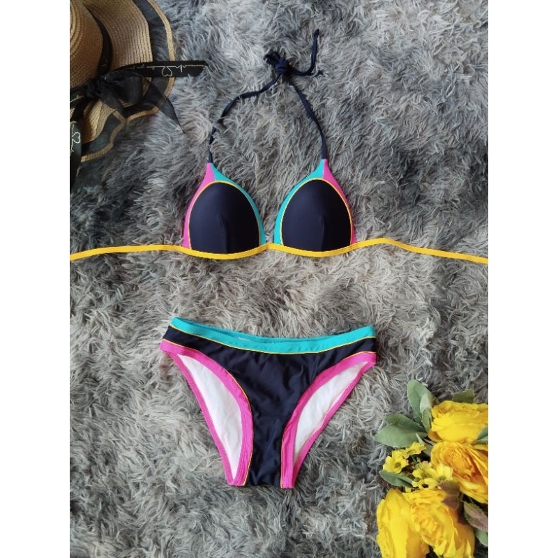 Multi Color Soft Cup Bikini- Small on Tag | Shopee Philippines