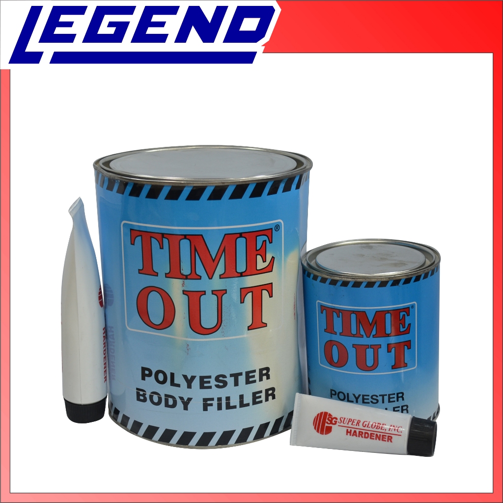 Time-Out Poly Ester Body Filler Hardener (1LT) | Shopee Philippines
