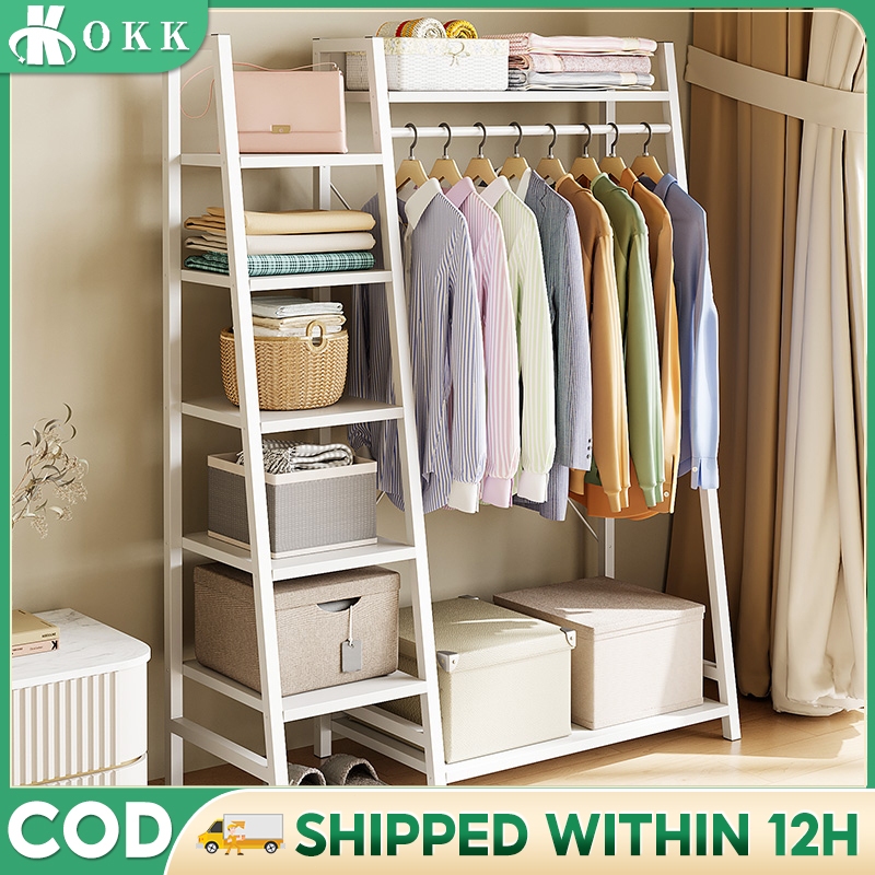 Clothes Rack Shelf Cabinet Storage Rack Open Combination Cabinet ...