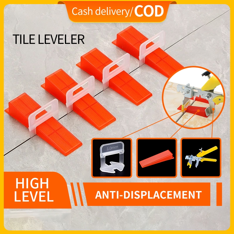Tile Leveling Clips & Wedges – 100PCS Professional Tile Spacer System ...