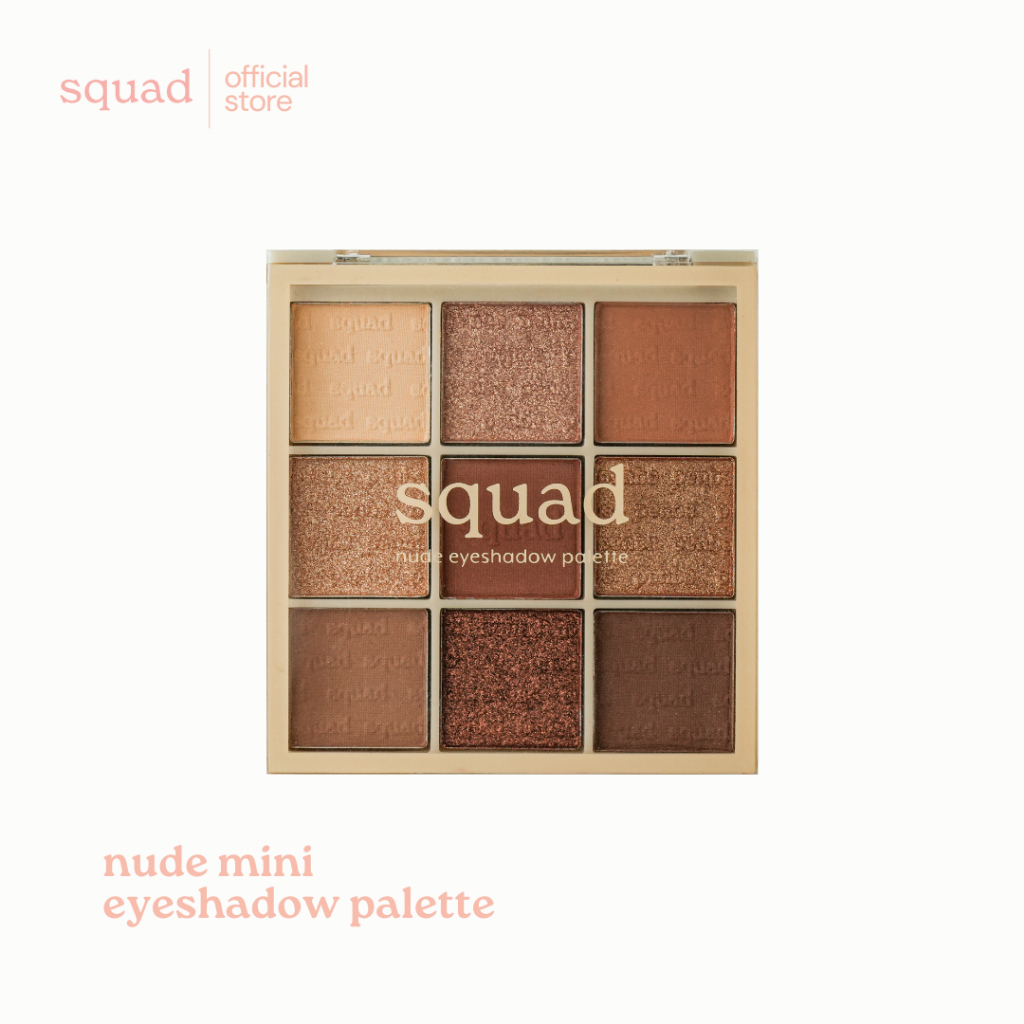 Squad Cosmetics NUDE Mini Eyeshadow Palette | Shopee Philippines