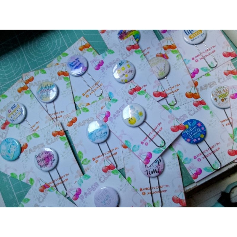 Paper clips pin personalized costumized ( no minimum ) | Shopee Philippines