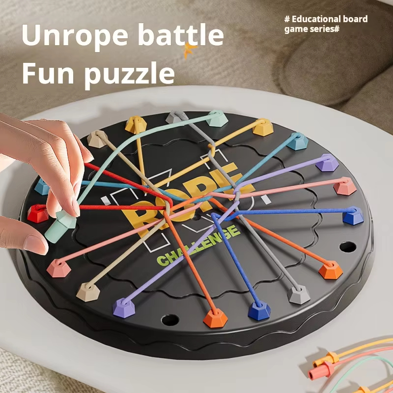 Breaking The Rope Challenge Puzzle Toy Board Game Children's Rope ...