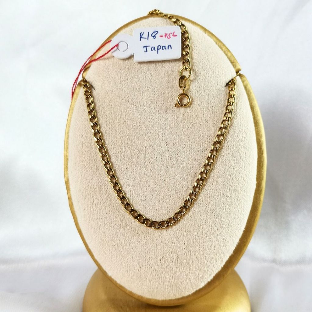 10k Vermeil Gold Jewels Cuban Chain With Tags Necklace For Men And Women  Best Fashion 18-20 inches