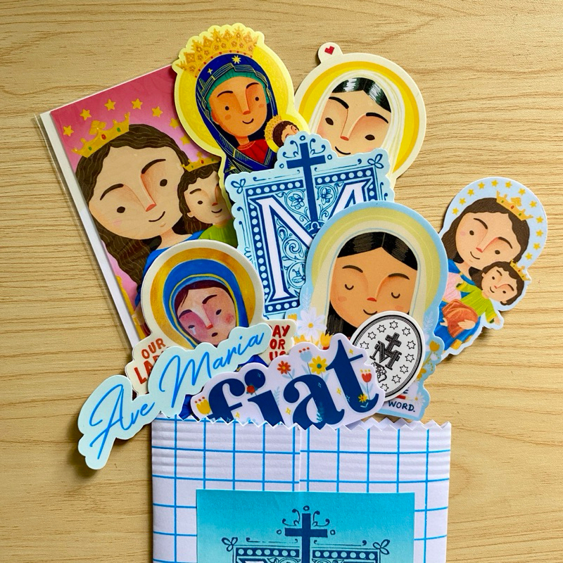 Marian Sticker Pack - 10 items | Poiema Art Studio | Shopee Philippines