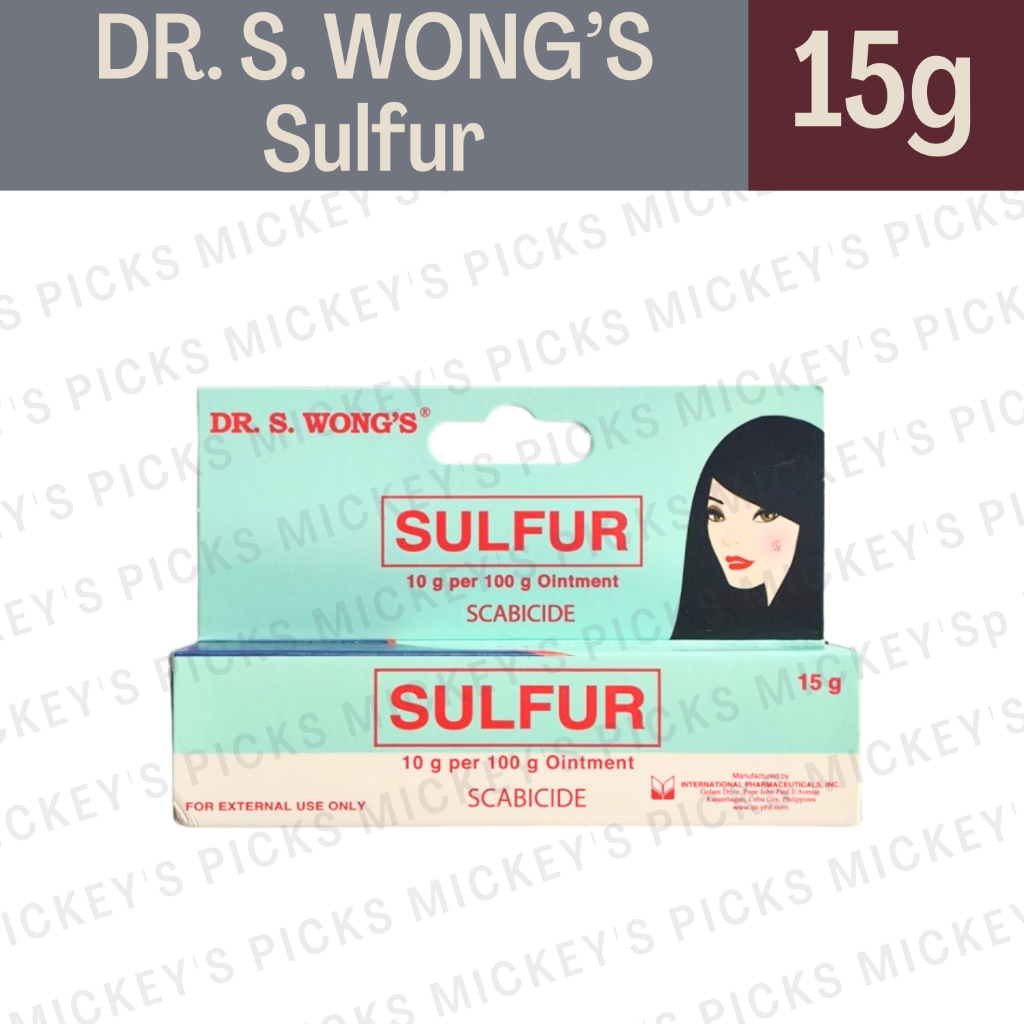 Sulfur Ointment 10%, 15g by Dr. S. Wong's | Shopee Philippines