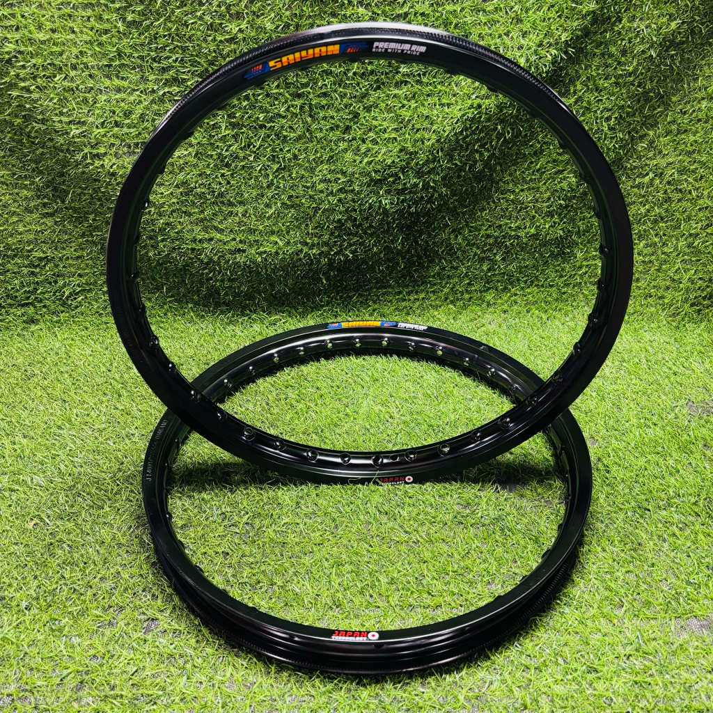 SAIYAN RIM 1.2X1.4 17 MADE IN THAILAND RED/SILVER/BLACK 1SET | Shopee ...