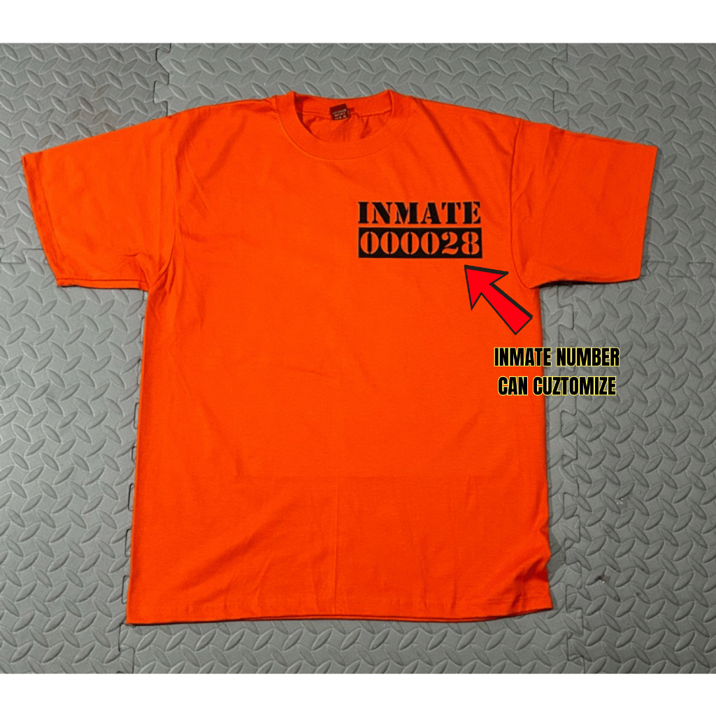 Inmate Tshirt/Preso Tshirt/Customized Shirt/ | Shopee Philippines