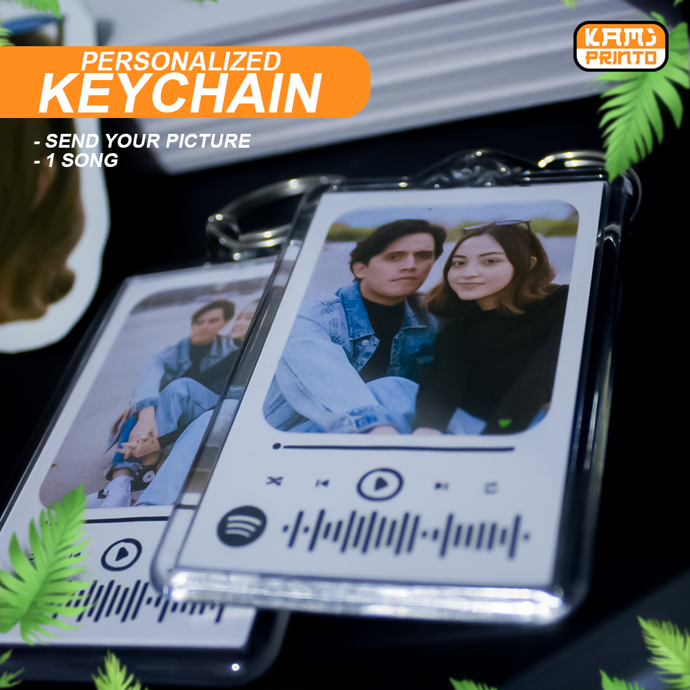 CUSTOMIZED SPOTIFY KEYCHAIN scannable spotify keychain personalize or ...
