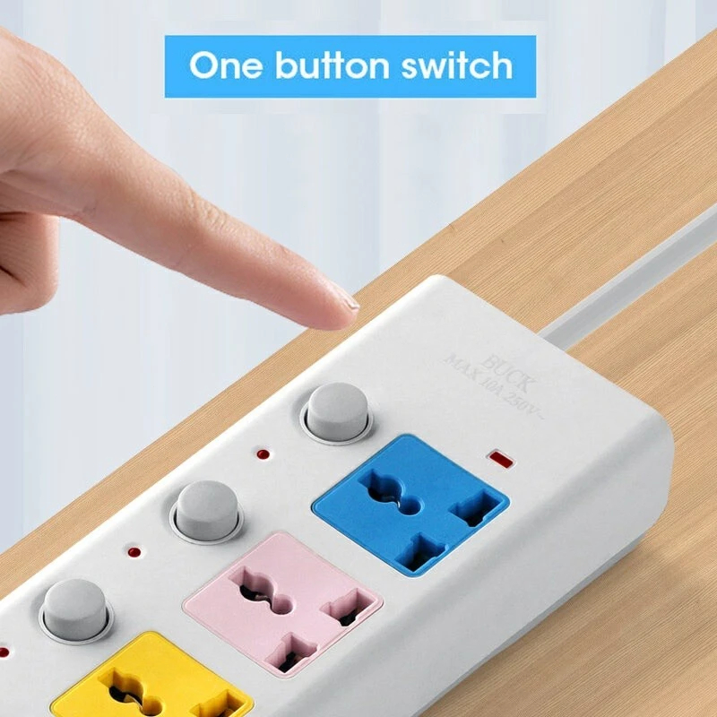 6 Hole Sockets Expansion Socket Universal Socket With USB Port On The ...