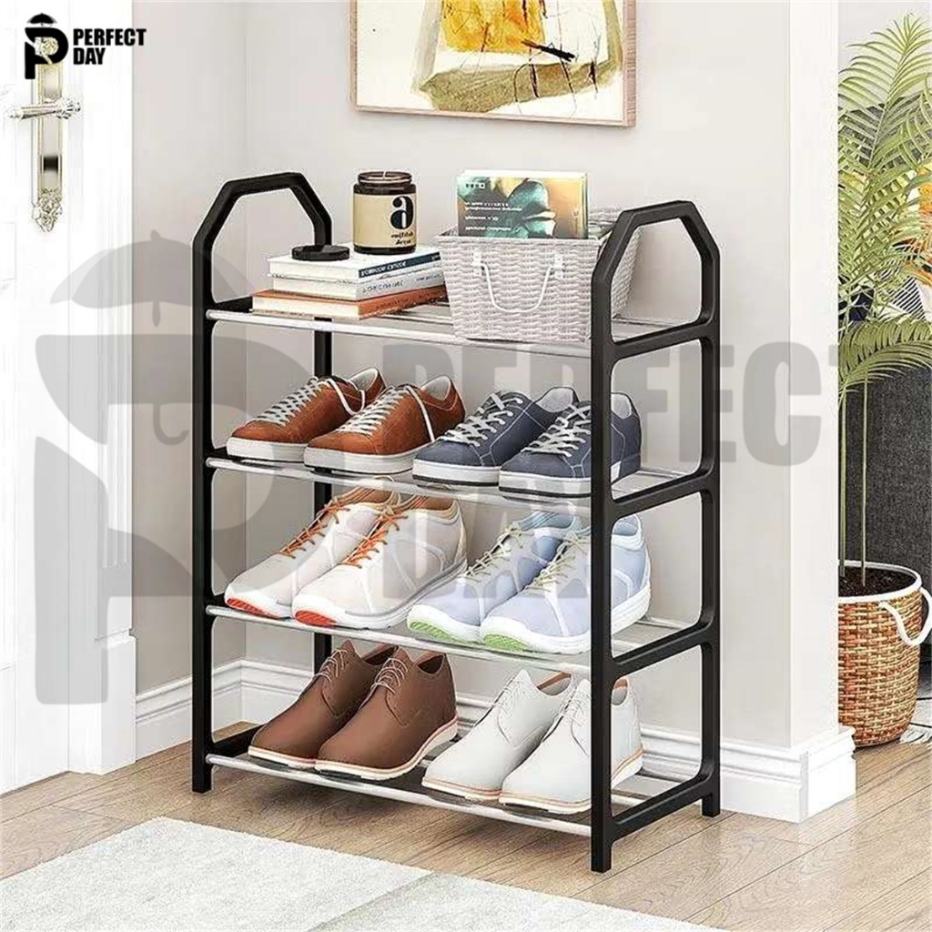 Perfect 4Layer foldable Shoes Colored Stackable Stainless steel Shoes ...