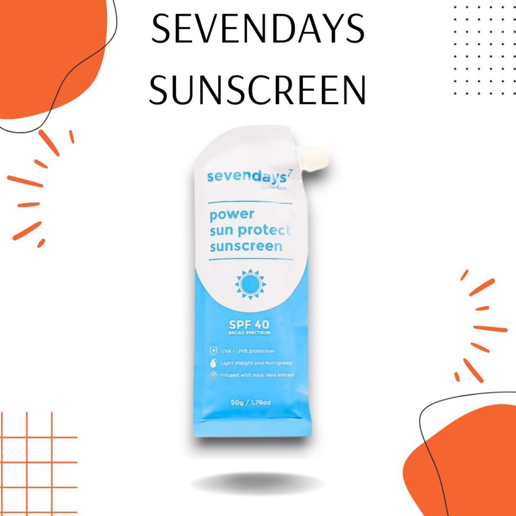 Sevendays Power Sun Protect Sunscreen with SPF40 | Shopee Philippines