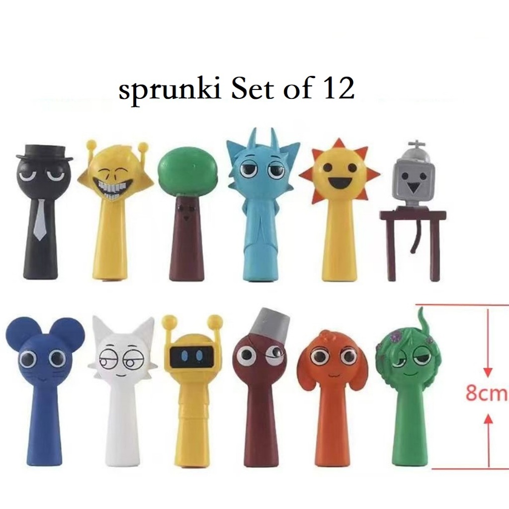 Sprunki Game Play Sprunki Incredibox Mods Online Set of 12 Collectible ...