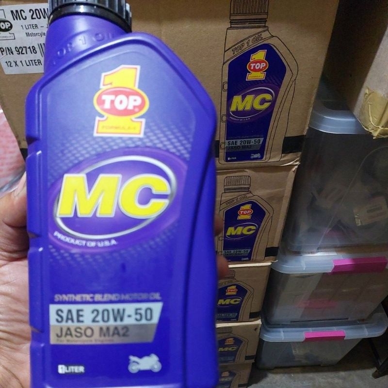 Top 1 oil 20 w 50 1L | Shopee Philippines