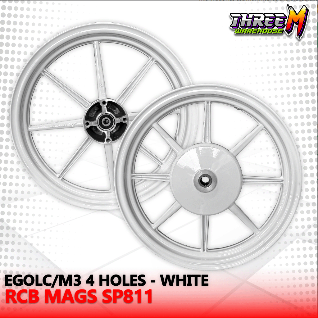 RCB MAGS SP811 EGOLC/M3 3HOLES/4HOLES WHITE | Shopee Philippines