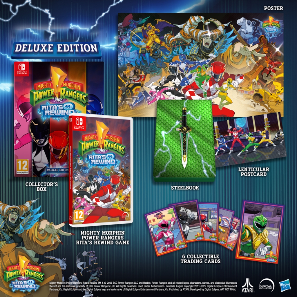 Nintendo Switch Mighty Morphin Power Rangers Ritas Rewind Deluxe ...