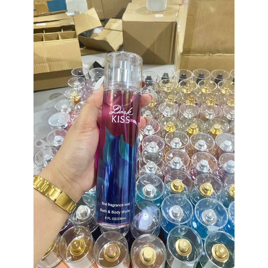 236ml Bath & Body Works Dark Kiss Long-Lasting Fine Fragrance Mist for ...