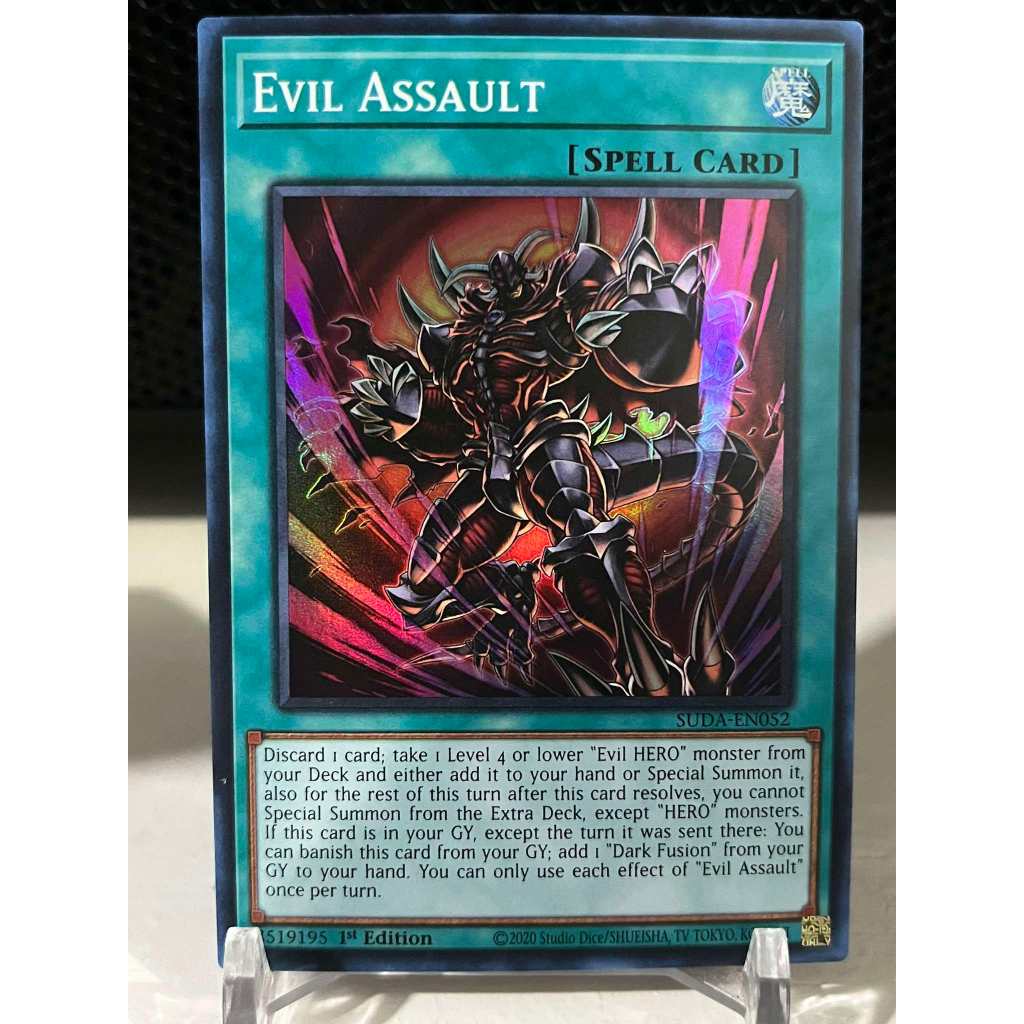 Evil Assault - SUDA-EN052 - Super Rare 1st Edition | Shopee Philippines