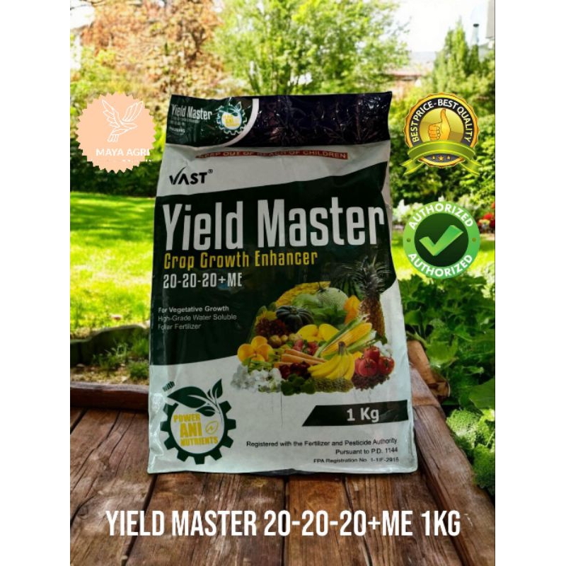 YIELD MASTER 20-20-20 + MICRO ELEMENTS FOLIAR FERTILIZER - CROP GROWTH ...