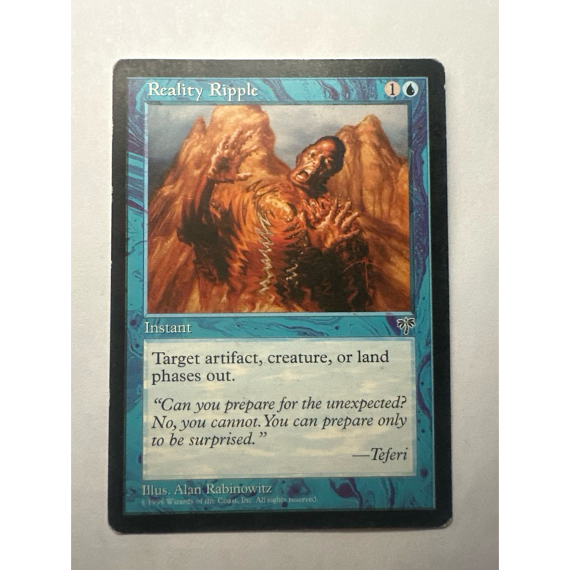 Reality Ripple [Mirage]-[MP] Magic the Gathering | Shopee Philippines