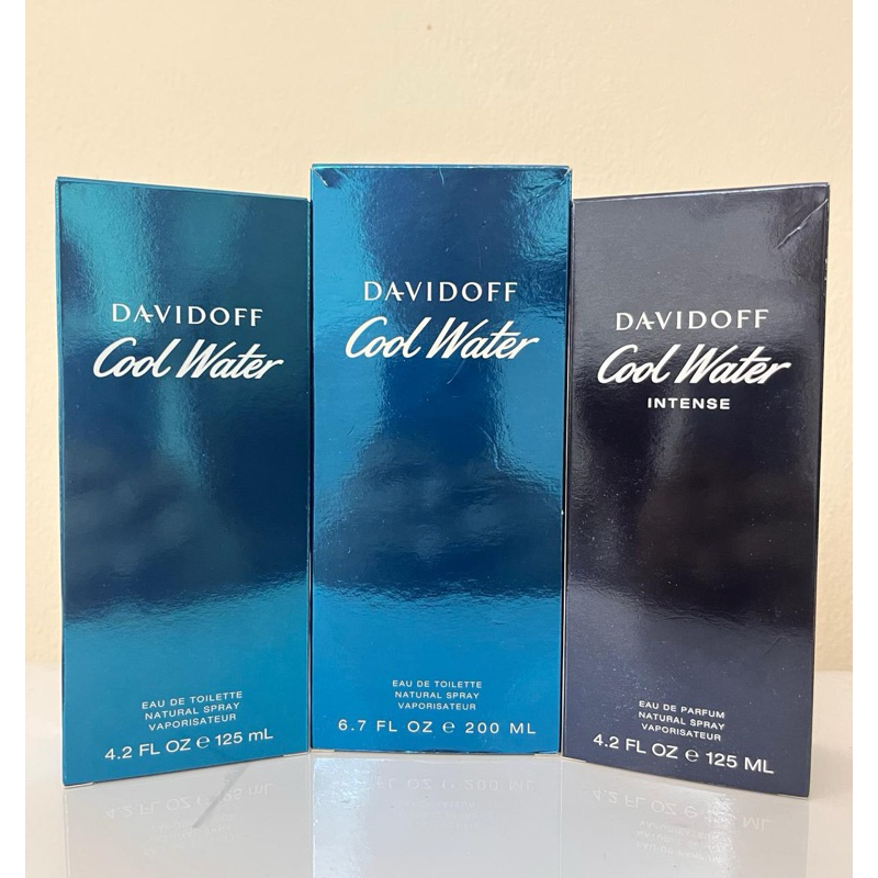 Davidoff Cool Water EDT for Men 125ML and 200ML ORIGNAL! Shopee