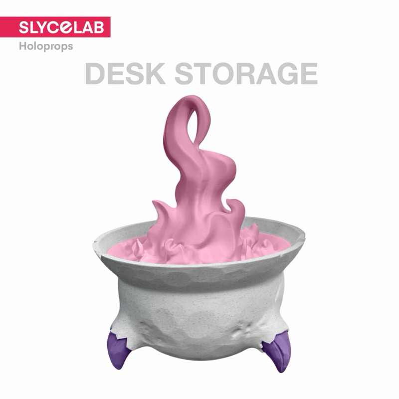 SLYCELAB Cauldron Storage 3D Printed Multifunctional Desk Decor ...