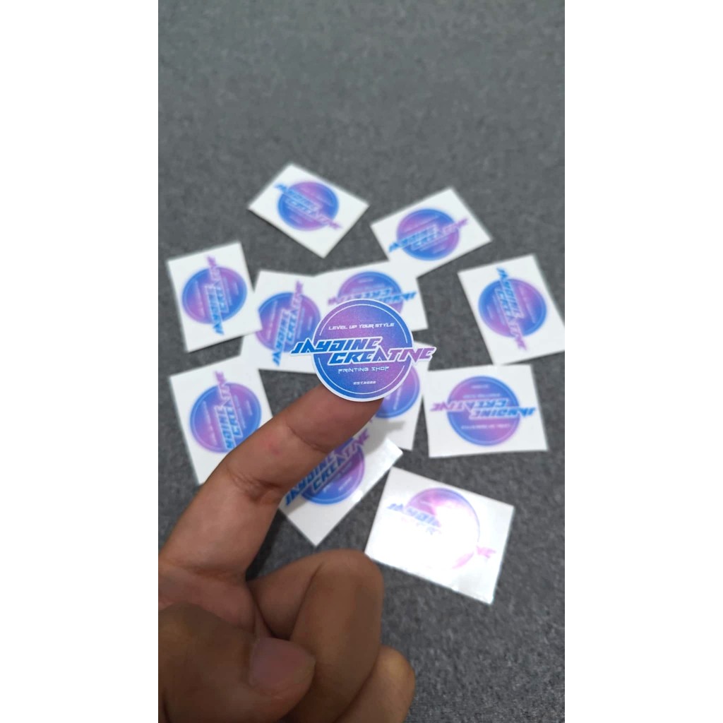 A4 Sheet Custom Sticker Vinyl waterproof sticker (logo, clothing line ...