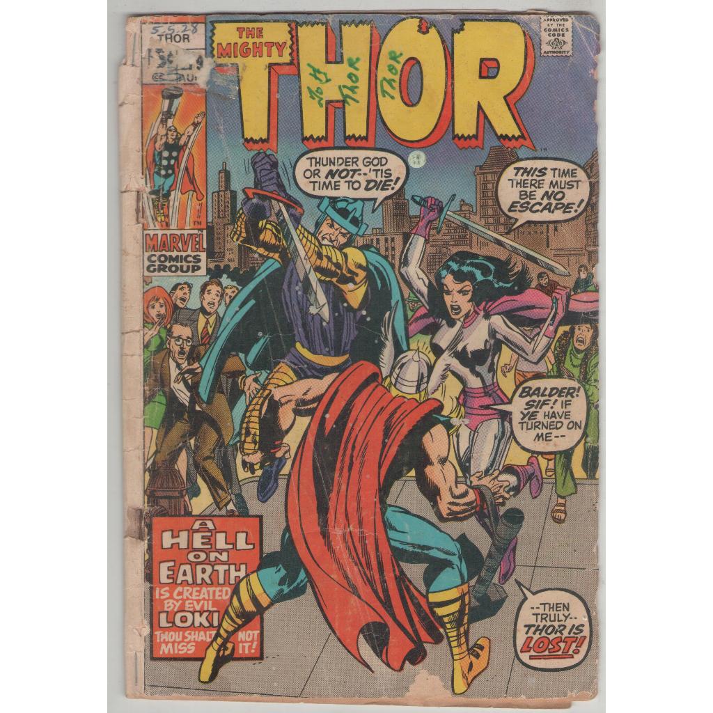 Thor 179, 189, 193, 197 (1970-72) Silver Surfer. Intro Silas Grant and ...