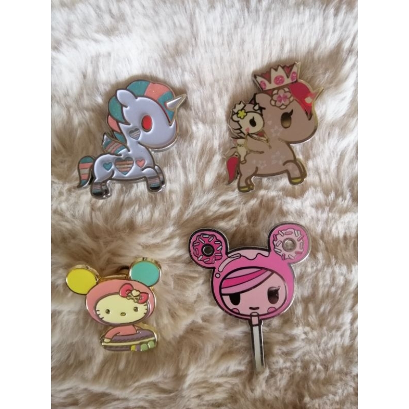 Tokidoki Authentic metal enamel pin brooch(per piece) | Shopee Philippines