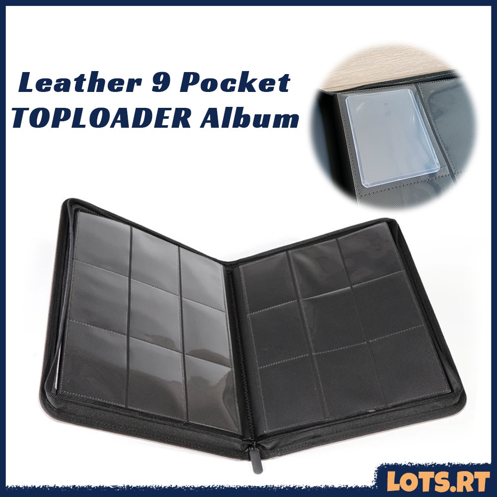 270 Pockets Cards and Photocard Toploader Album EVA Leather with Zipper ...