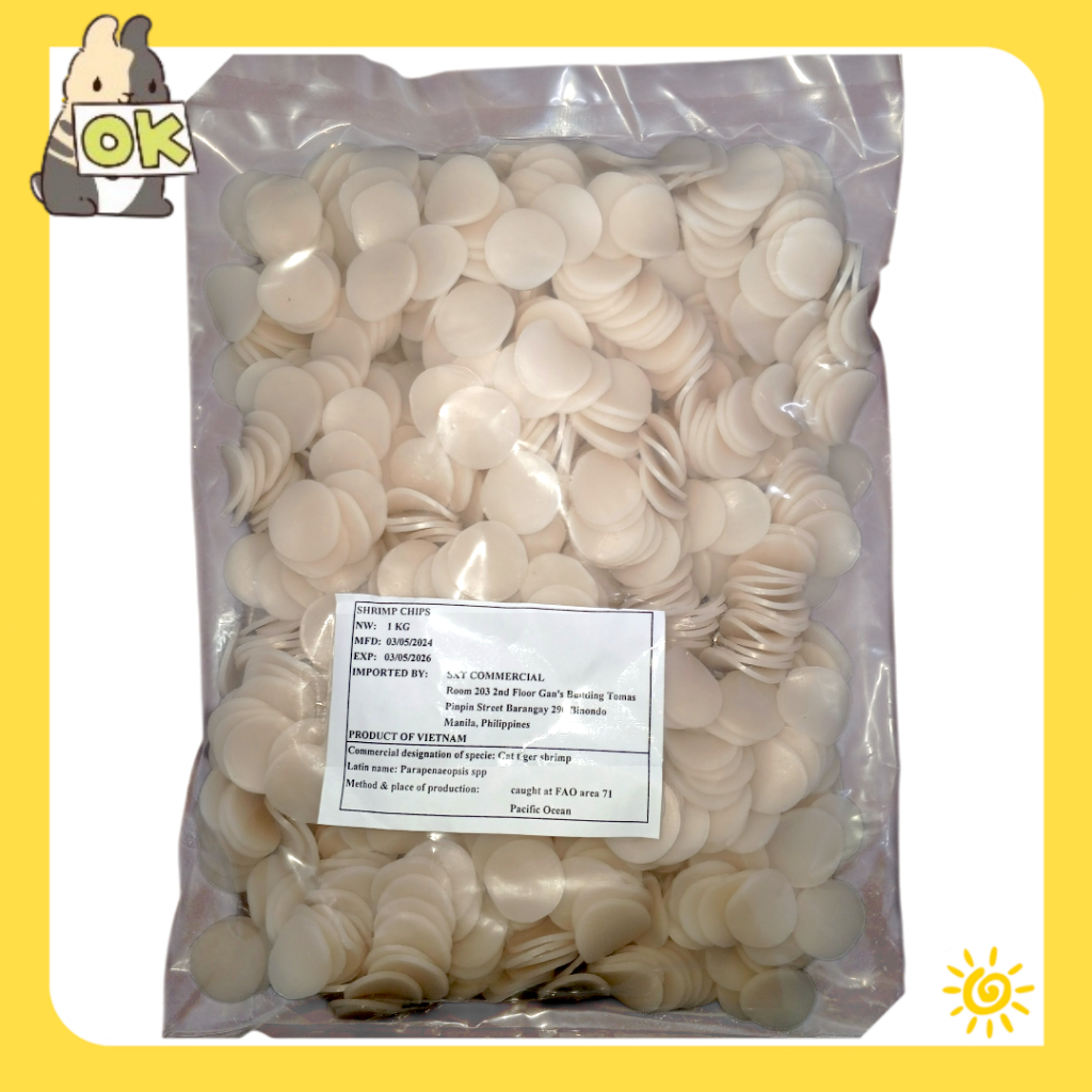 Prawn chips/Kropeck/shrimp crackers/pulutan -1kg | Shopee Philippines