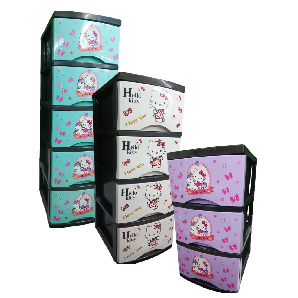 SLIM DRAWER 3L, 4L, 5L (LWA) BENGAR CHARACTER DESIGN DRAWER CABINET ...
