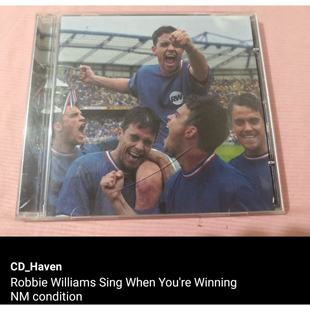Robbie Williams Sing When You're Winning CD (unsealed) | Shopee Philippines