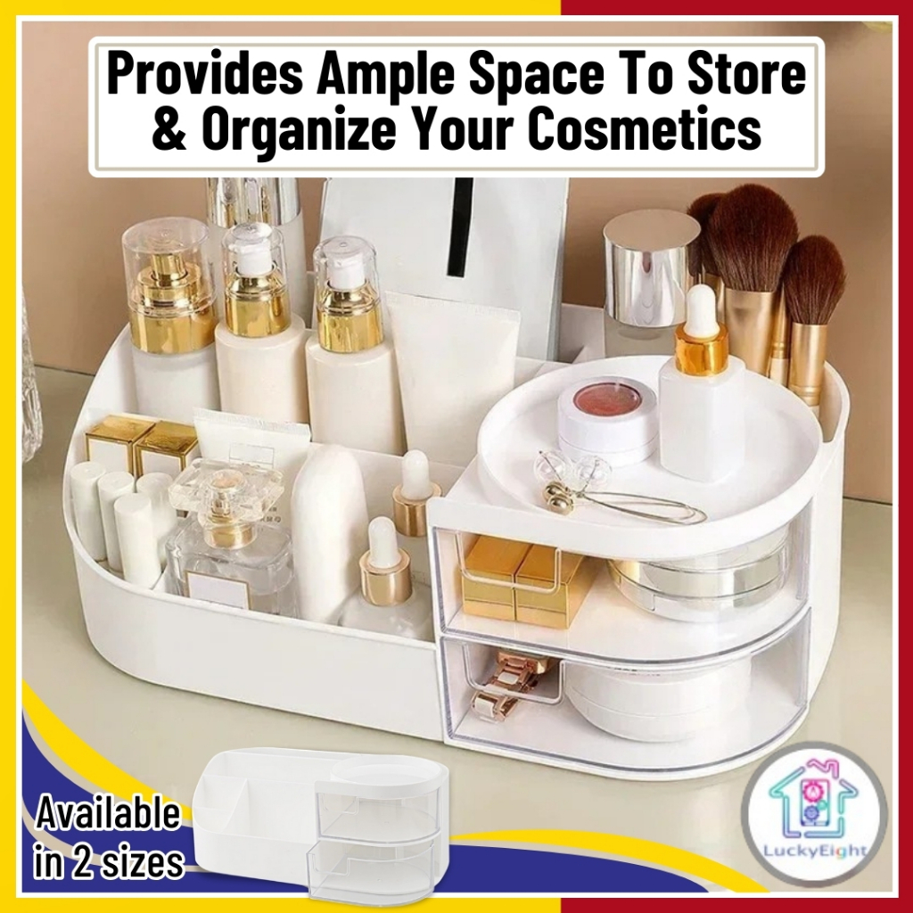 Chic Style Dresser Cosmetic Drawer Storage Rack MakeUp Skin Care ...