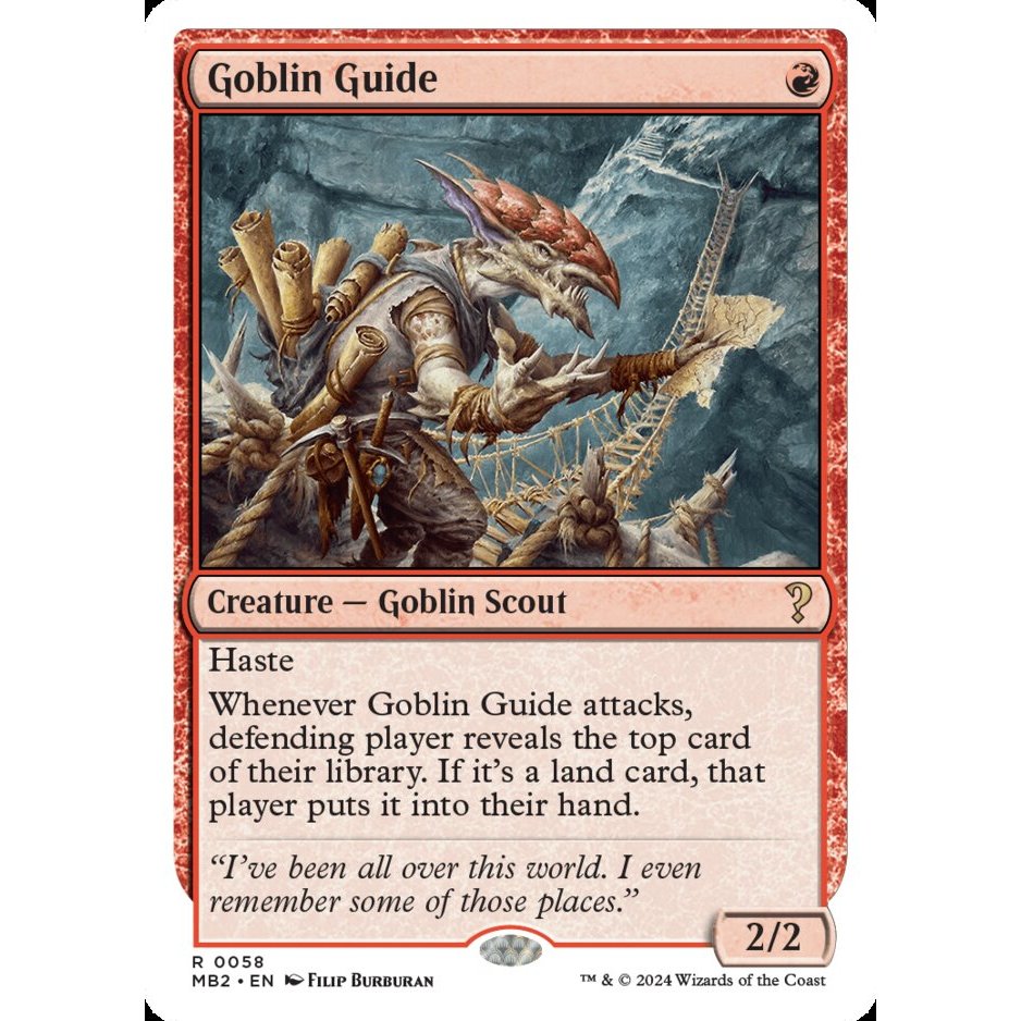 Goblin Guide (White Border) - Mystery Booster 2 (MB2) - RED | Shopee ...