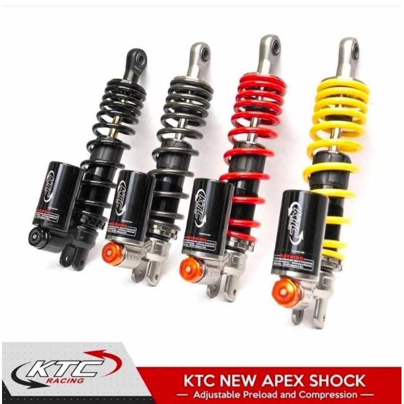 KTC APEX INVERTED REAR SHOCK RACING ORIGINAL 100% - 300MM / 325MM MIO ...