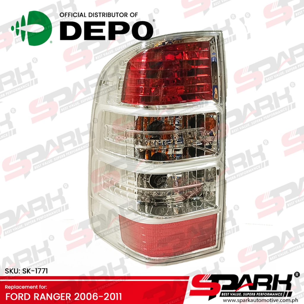Tail Lamp Taillight Rear Stop Light Ford Ranger 2006 - 2011 DEPO ...
