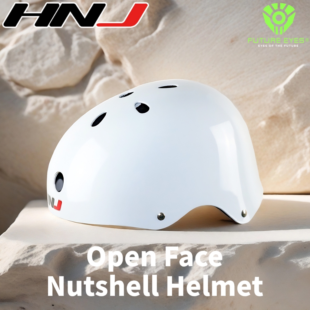 HNJ MOB-1 Nutshell Helmet Couple Open Face Bike Helmet motorcycle with ...